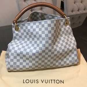 Louis Vuitton AUTHENTIC Artsy MM Damier Azur